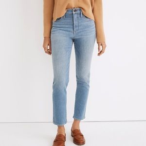 Madewell Stovepipe Jeans in Euclid Wash - Petite 29